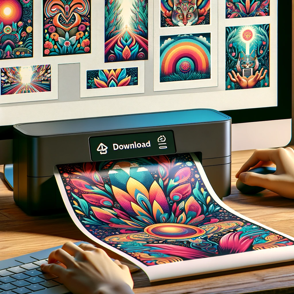 Downloading and Printing: From Canva to Printer