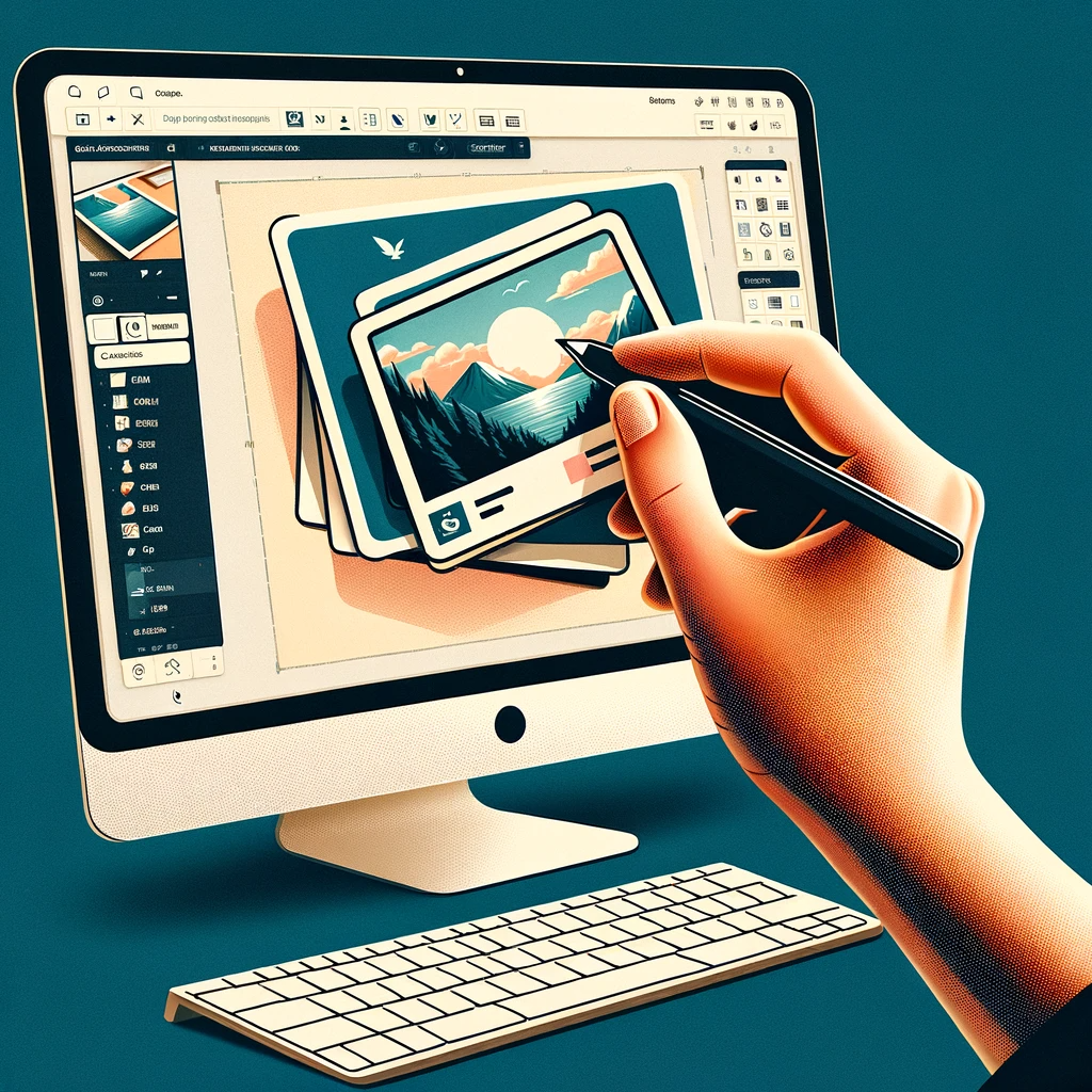 How to print postcards from canva