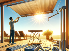 How to Adjust a Sunsetter Awning